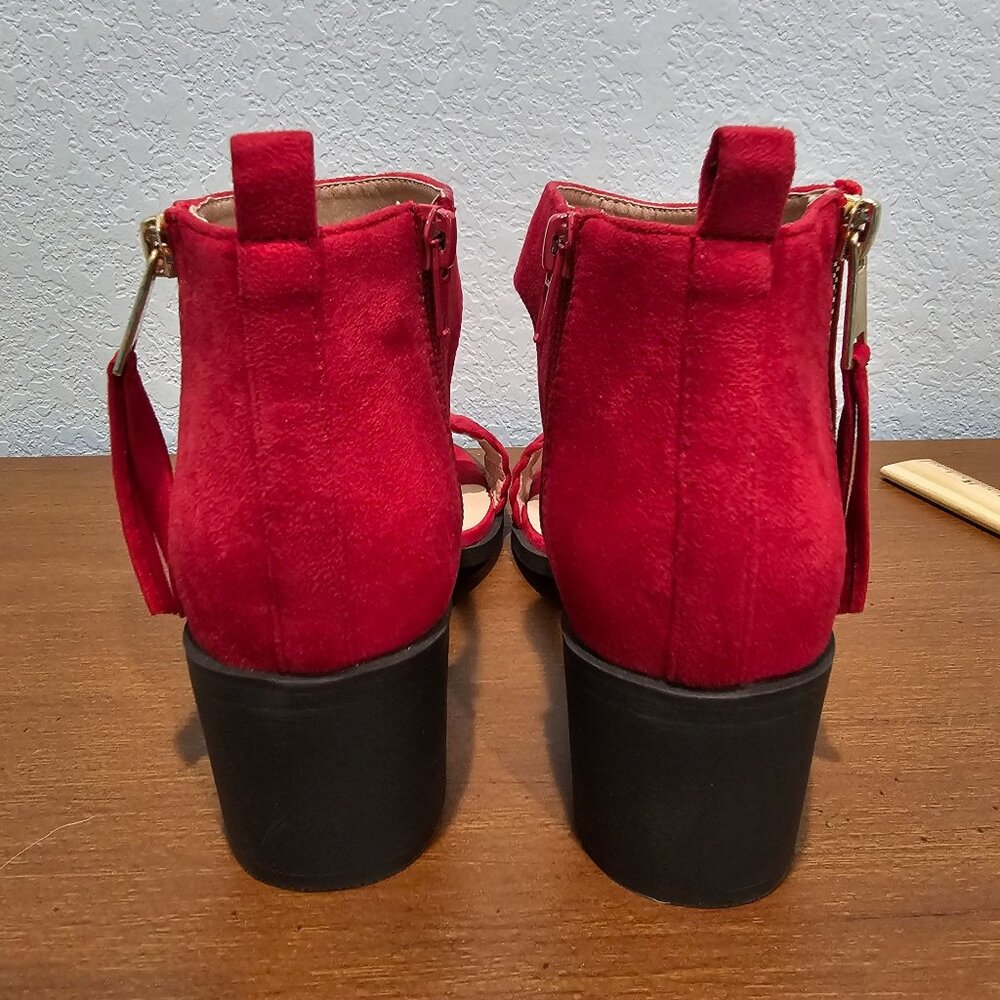 Journee Collection Hunter High Heel Sandals Woman's Shoes Size 6‎ - Picture 5 of 8
